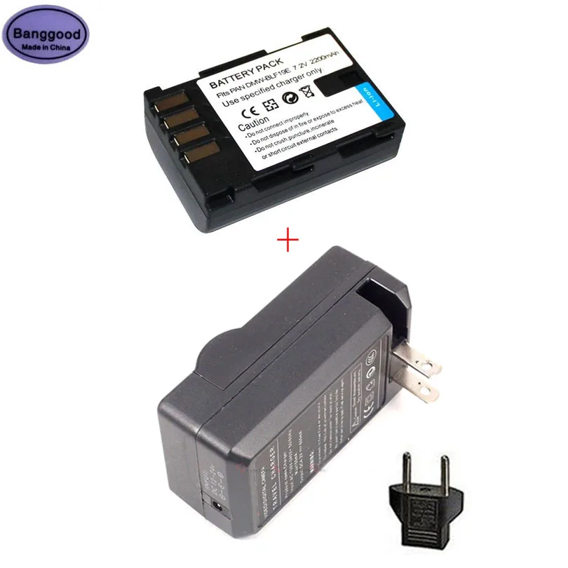 Wasabi Power Battery (2-Pack) And Charger For Panasonic DMW- BLF19 And Panasonic Lumix DMC-GH3, DMC-GH4 : Digital Camera Batteries - View #3