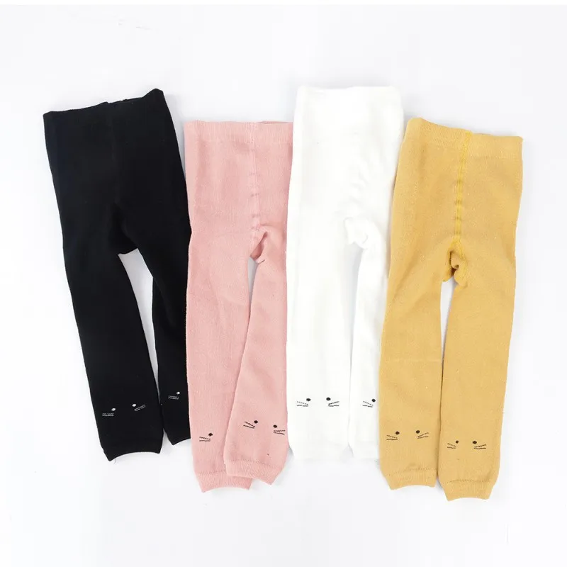 

Spring Baby Girl Leggings Clothing Autumn/Winter Leggings For Girls Solid Kids Girl Leggings Baby Clothes Children Trousers 1-4Y