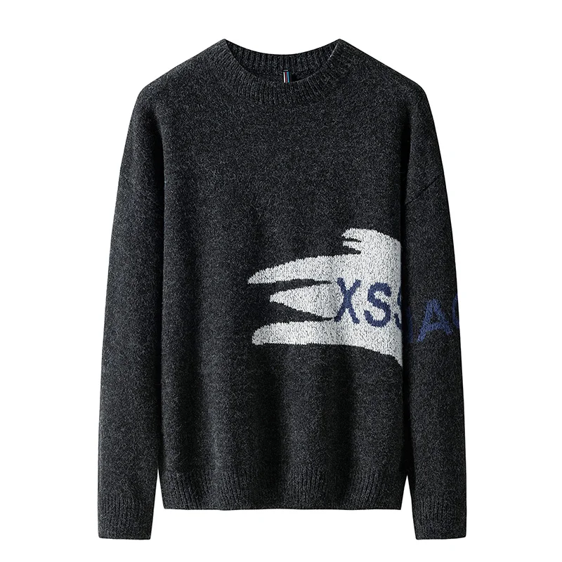 2019 Autumn New Korean Version of The Trend of Men's Long-sleeved Bottoming Sweater pullover Sweater High Quality Winter clothes