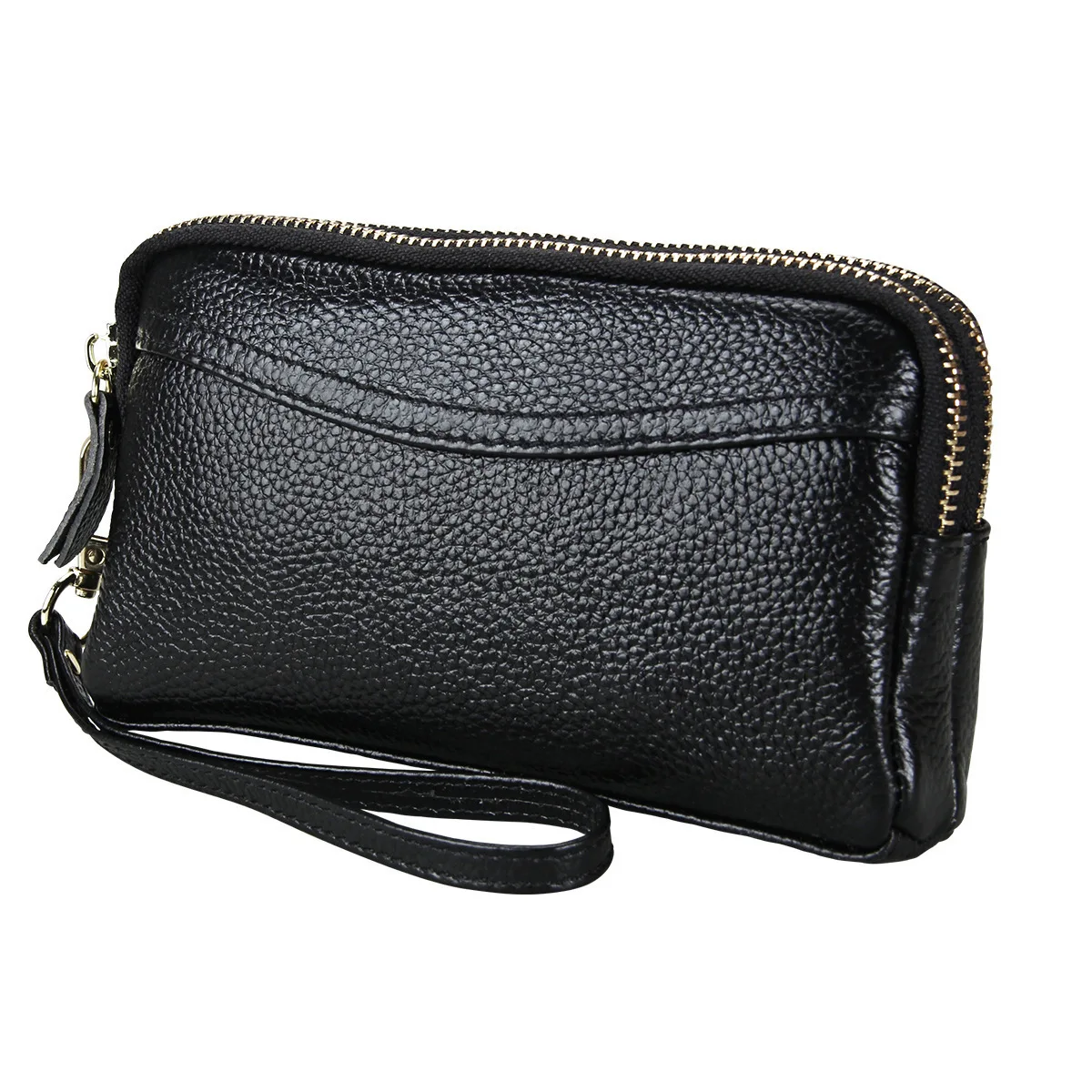 

High Quality Fashion Wallet Female Coin Purse Phone Bags Design Women Wallets and Purses Long Clutch Genuine Leather Wallet