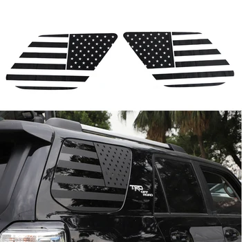 

For Toyota 4 Runer 2010+ Car Exterior Rear Window Sticker Carbon fiber Decals Auto Decoration Accessories Stylings