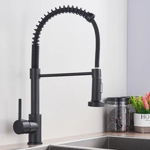 Mixer Tap Nozzle Deck-Mounted Stream-Sprayer Kitchen Faucet Cold-Taps Rotation Rozin