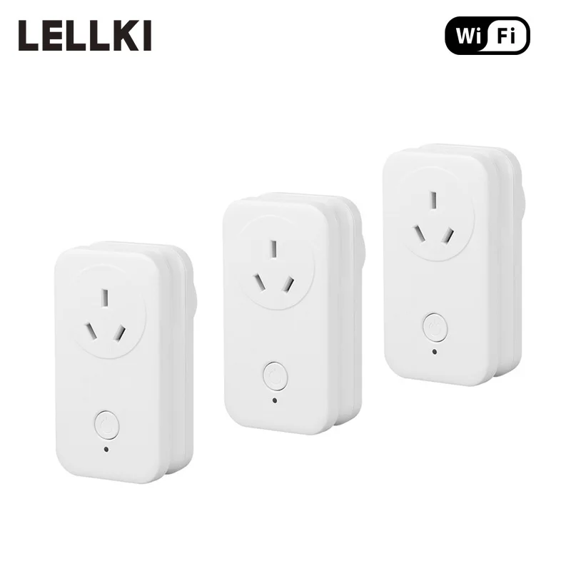 AU socket 3 pieces Умная розетка Wi-Fi разъем преобразования Питания AU tuya APP дистанционное управление бытовой техники по мобильному телефону Alexa google home spe - Тип: AU socket 3 pieces
