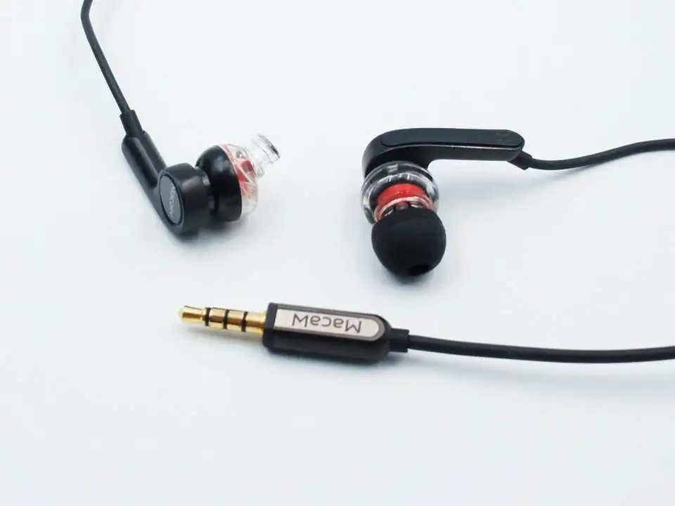 Macaw RT20 Динамический драйвер мощный бас, Hi-Fi наушники-вкладыши с микрофоном и пультом дистанционного управления