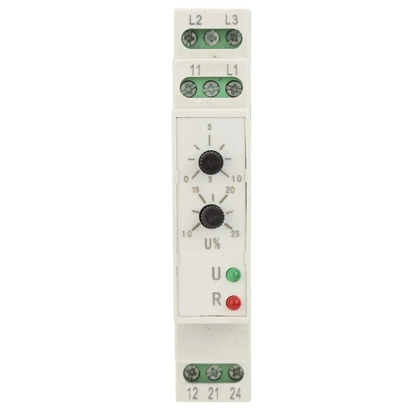 JABS AC 380V TH-201 Power Protection Relay Three Phase Four Lines Sequence Control Relays Voltage Monitor