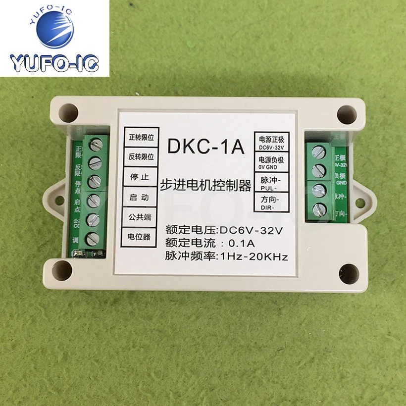 

Бесплатная Доставка 2 шт. промышленный Тип DKC-1A шаговый мотор контроллер/импульсный генератор/серво-Потенциометр Скорость x-0.26