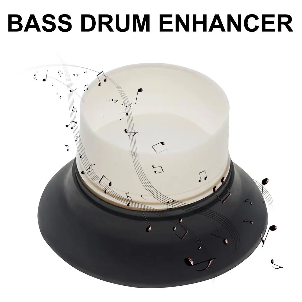 Drum Bottom Microphone Bass Loudspeaker Drum Accessories Bass Hole Protection Percussion Spare Parts - Цвет: White