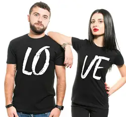 Футболки для пары; одинаковые рубашки; рубашки для влюбленных пар; Комплект футболок для пар
