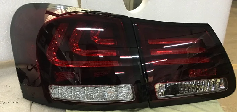 Задний фонарь для автомобиля Lexus GS350 2006-2010 GS300 GS430 светодиодный задние фары, противотуманные фары Габаритные огни DRL автомобилей Аксессуары - Цвет: RED