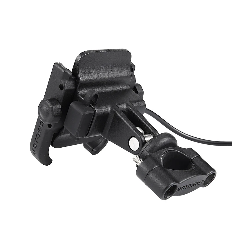 Мотоцикл motowolf держатель для телефона с USB зарядным устройством, крепление для мобильного телефона, держатель для горного велосипеда, аксессуары для мото