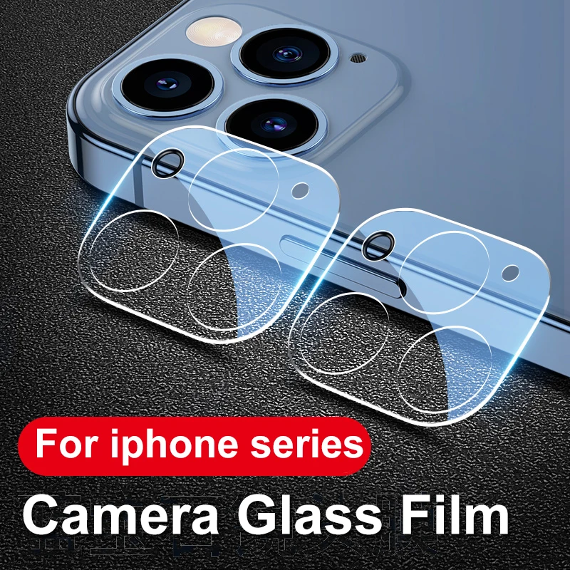 Cristal templado para lente de cámara de móvil, Protector de pantalla para iPhone 11, 12 Pro, XS, Max, X, XR, 11 Pro, 7, 8, 6, 6S Plus, SE 2020