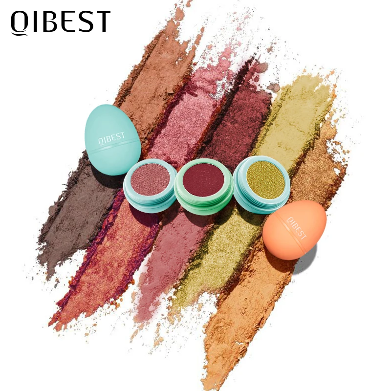 QIBEST новейшие тени для век яйцо 24 цвета блестящие милые палитра макияжа глаз