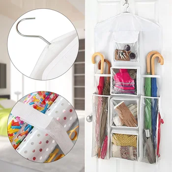 

Multifunctional Washable Hanging Organizer Cosmetic Toys Wall Door Dustproof Closet Oxford Cloth Home Bedroom Double-sided Wrap