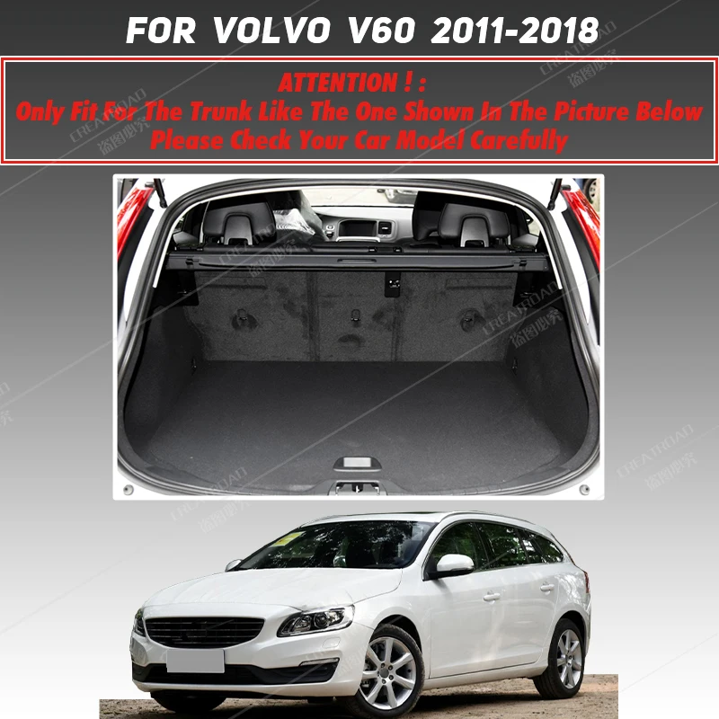kofferbakbekleding Voor Volvo Voor V60 2011 2012 2013 2014 2015 2016