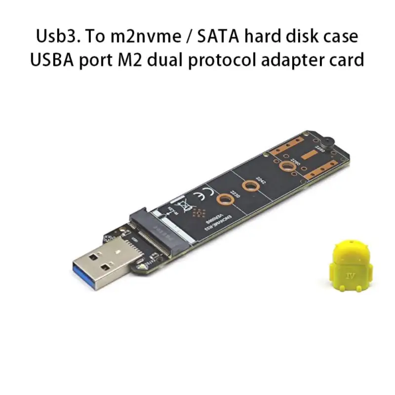USB3.1 To NVME SATA Dual Protocol M.2 Hard Disk Box NGFF Protocol To A Port Ruiyu RTL9210B Converter Card For Samsung 970 960 1