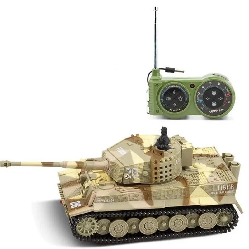 

Great Wall Toys 2117 1/72 Radio 14CH Electric RC Tank Battle with Light Sound RTR Model