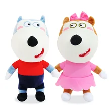 Petits animaux en peluche wolfoo, jouets de film de dessin animé, jouet en peluche pour enfants, cadeaux d'anniversaire