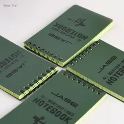 Carnet de notes tactique étanche, en papier, pour tout temps, pour journal de Camping, style militaire, classeur a6 