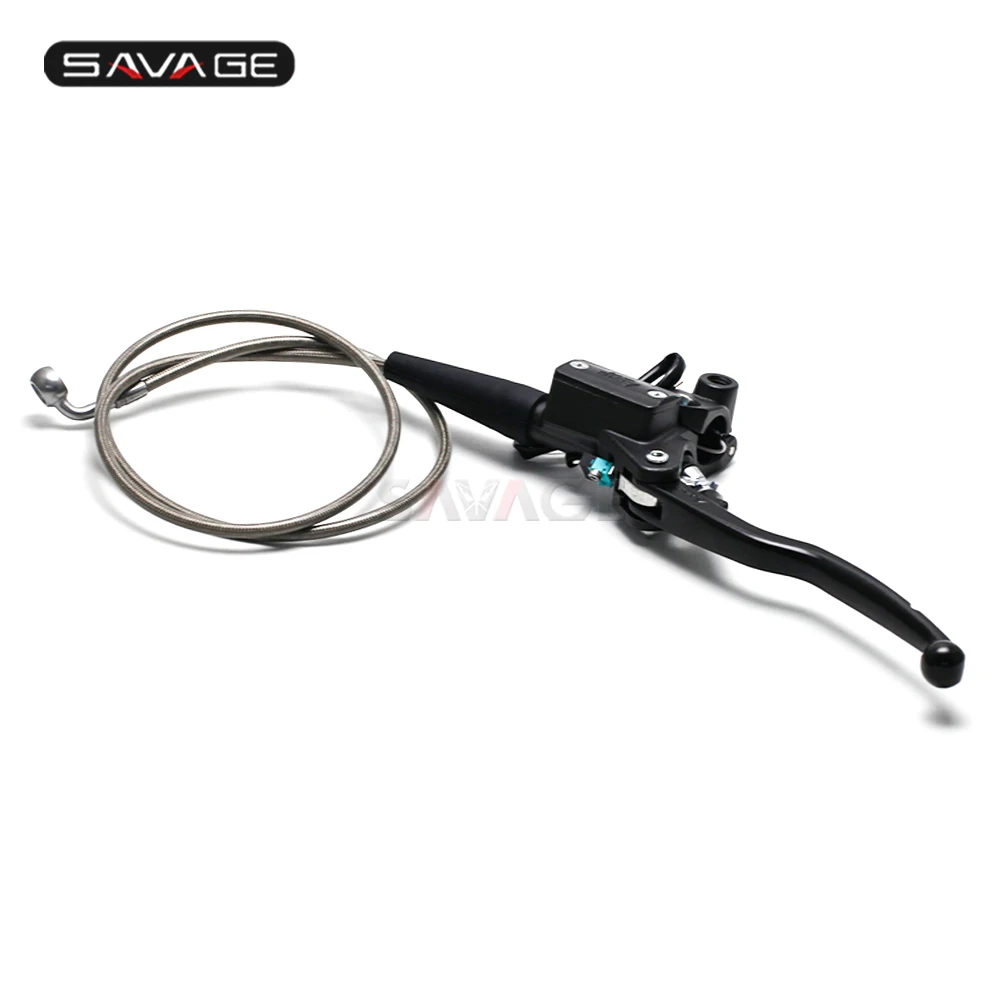 S  universal left&nbsp;hydraulic&nbsp;Clutch Master Cylinder & Levers & Oil Hose Pipe (2)