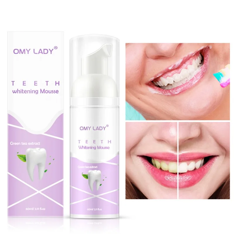 Teeth Cleaning Mousse Remove Tooth Stains Freshen Breath Teeth Whitening Foam Toothpaste 4