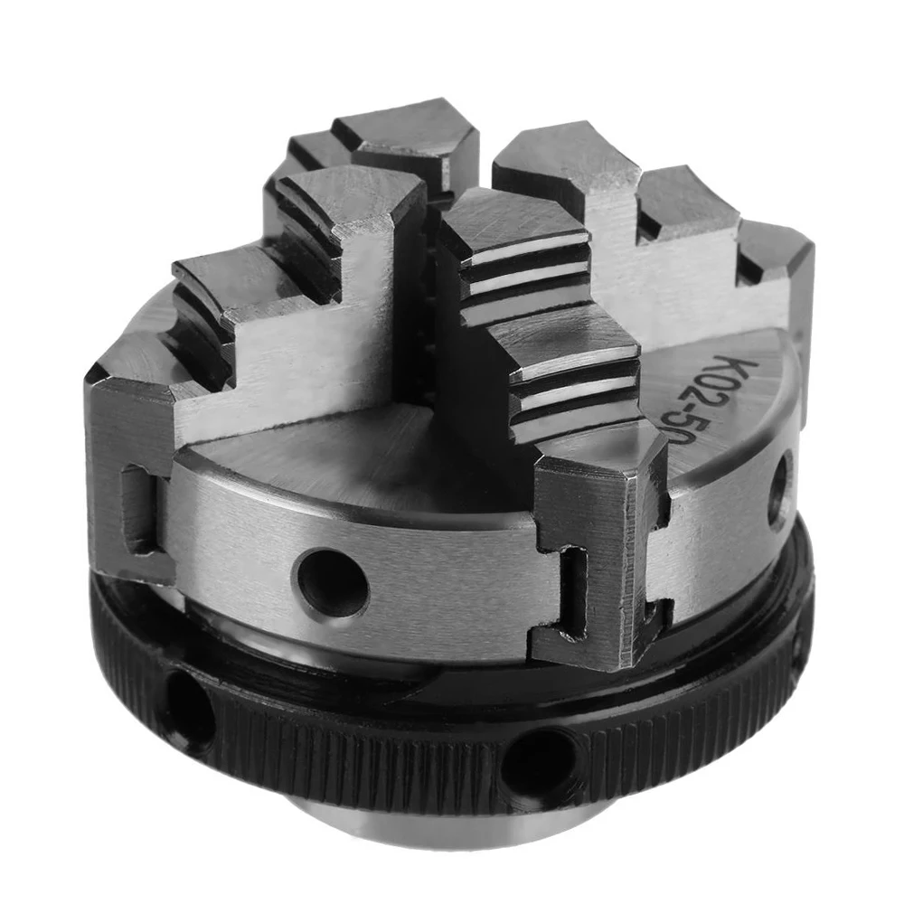 

Hot New Manual Self Centering Lathe DIY Metal Jaw K02-50 M15 Mini Four Jaw Woodworking Chuck