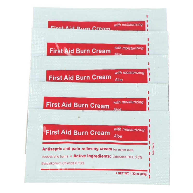 

Dressing Burn Cream Wound Care Anti-infection 5pcs 0.9g / Packet Ointment Gel for Burns First Aid Kit Accessories