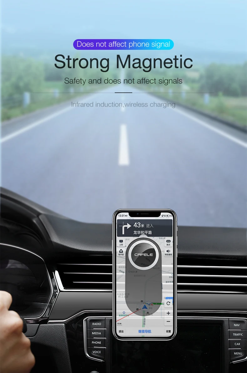 magnetic phone holder in car (4)