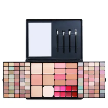

Eye Shadow Pallete Eye Shadow + Blush + Powder Cake Combination Lip Gloss Makeup Set Professional EyeShadow Palette Makeup Kit