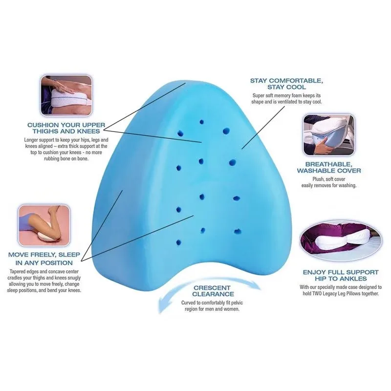 Клинья для поддержки ног и колена G9056 хлопковая Подушка с эффектом памяти для ног 2019top Устарелая подушка для ног для спины, бедер