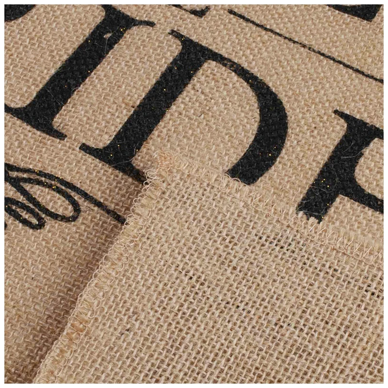 Promotion-"Here Comes the Bride" Wedding Rustic Ceremony Burlap Banner For Flower Children 40cm x 50cm