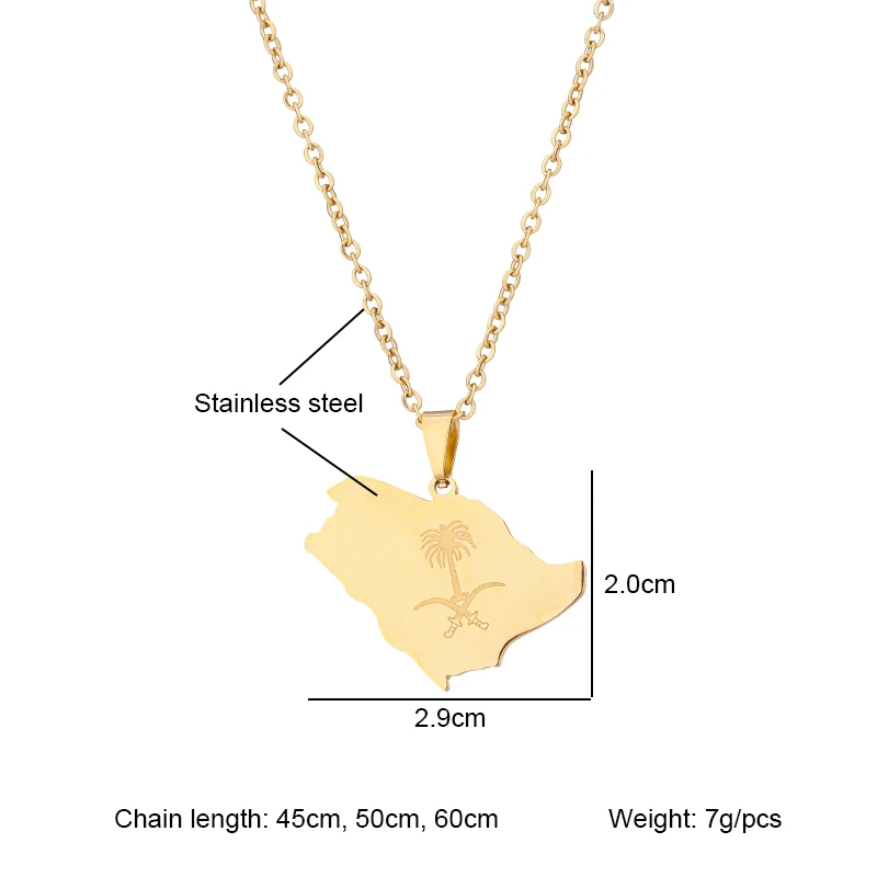 تعليقة خريطة فضة/ذهب