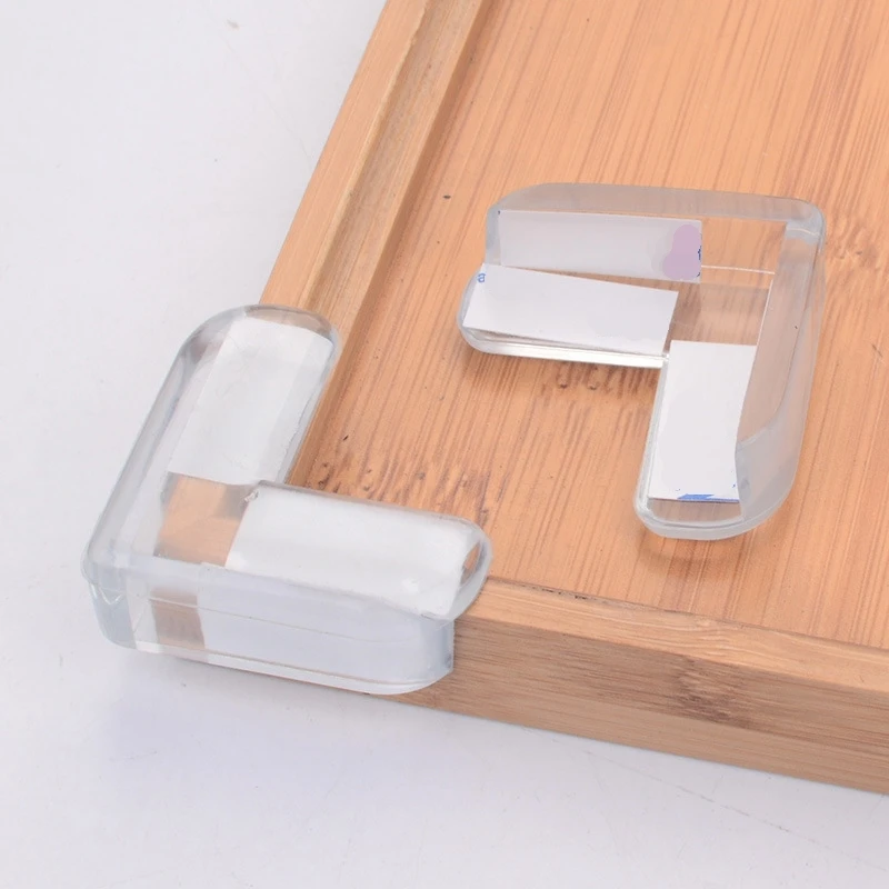 

4pcs Child Baby Silicone Safety Protector Table Corner Protection From Children Anticollision Edge Corners Guards Cover For Kids