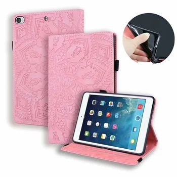 

Case For Apple iPad mini 5 2019 case flower Smart leather Stand Card slot wallet case for iPad mini 1 2 3 4 case 7.9 inch