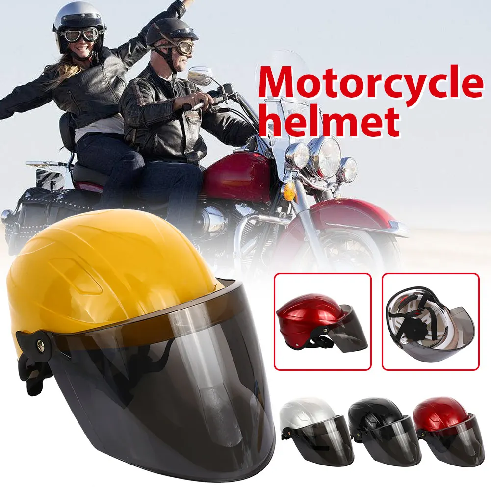 Мотоциклетный шлем безопасности шляпа Универсальный Craniacea анти-вибрации Crashworthy полудуплексный гоночный прочный
