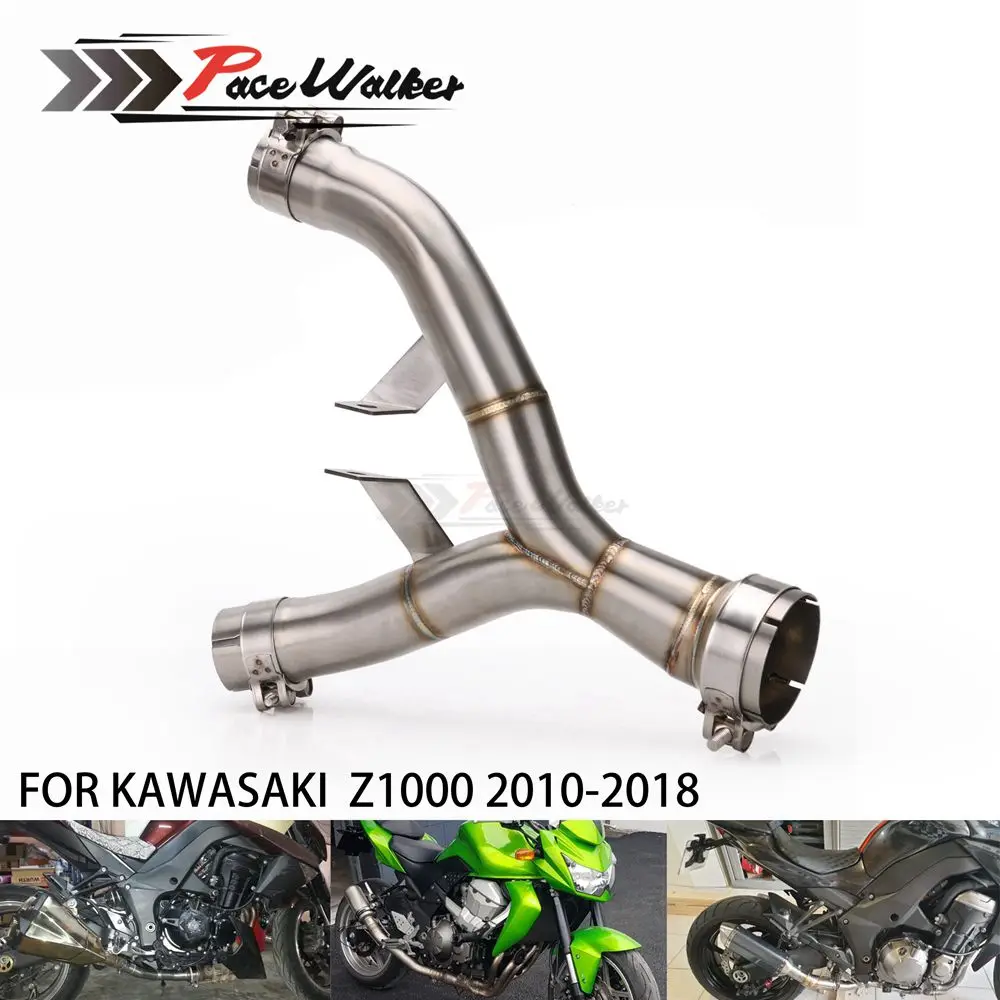 Для Kawasaki Z1000 2010, 11, 12, 13, 14, ниндзя 1000 Z1000 мотоцикл выхлопной середине ссылку подключения изменение трубы