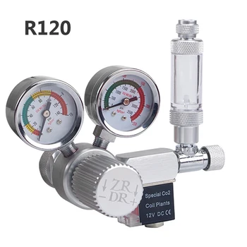 

Aquarium CO2 Regulator Magnetic Solenoid Check Valve Aquarium Bubble Counter Fish Tank Tool Pressure reducing valve