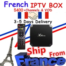 French IPTV Box X96MINI Android7.1 Box IPTV smarters NEO Europe France Arabic Football match Smart TV Box Top tv Box