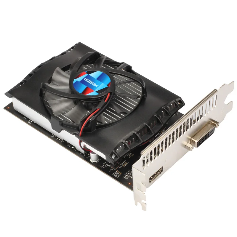 Горячая Распродажа Yeston Geforce Gt 1030 2 Гб Gddr5 Графика карты Nvidia Pci Express 3,0 настольный компьютер ПК видеоигр Графика карты