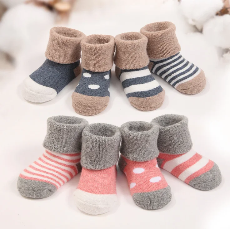 Носки детские теплые 4 пары на осень/зиму|winter baby socks|baby socksbaby girl socks |