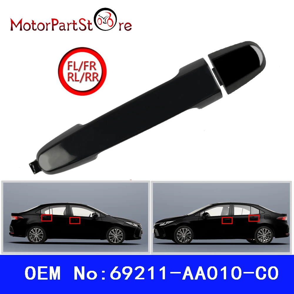 Ручка наружной двери передняя правая задняя левая для Corolla Matrix Camry RAV4 Pontiac Vibe