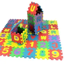 

36Pcs/Set Child Kids Novelty Alphabet Number EVA Foam Puzzle Learning Mats Toy