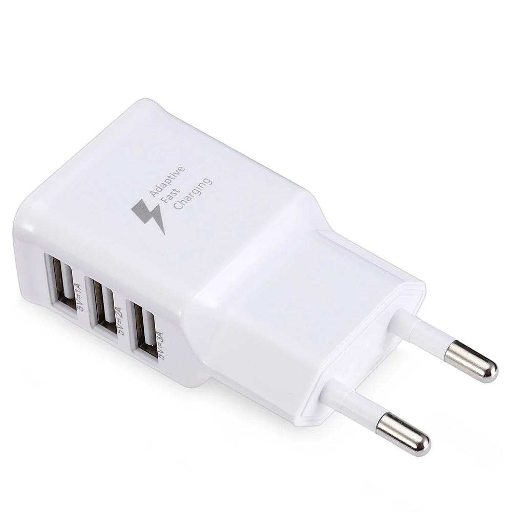 Minismile 5V 2A 3 usb порта USB дорожное зарядное устройство адаптер-ЕС вилка