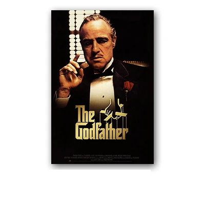 The Godfather 1972 オリジナルポスター 額装済 希少スタンプ入 The