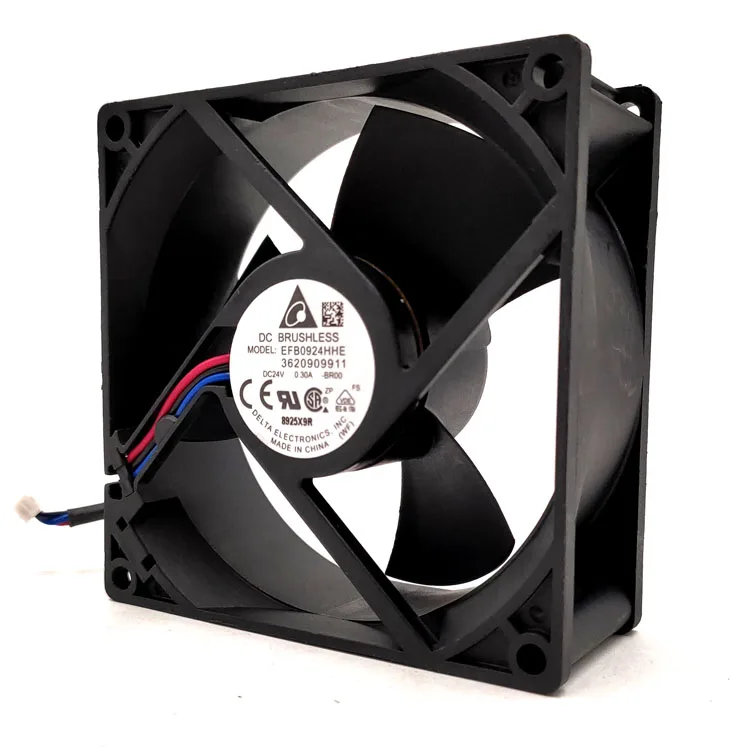 R00 24v 0.30a Centímetros 9038 fã Conversor Delta 3-fio Efb0924hhe Ventiladores e resfriadores - Imagem 3