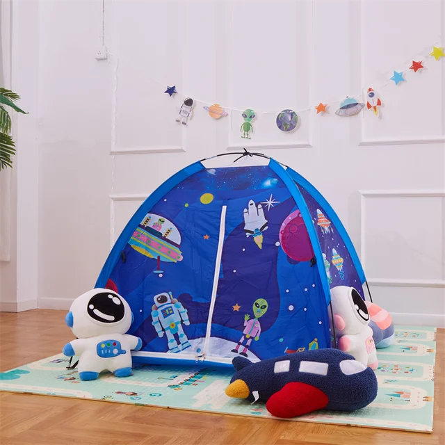 Eight Planets Children's Play Tent Alien UFO Play House Castle Portable Foldable Folding Tent Girls Boy Room Decoration 3