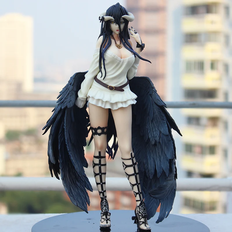 27CM Overlord Figurine Albedo Action Figure Protector Anime Sexy Girls Pvc Collection Model | Игрушки и хобби