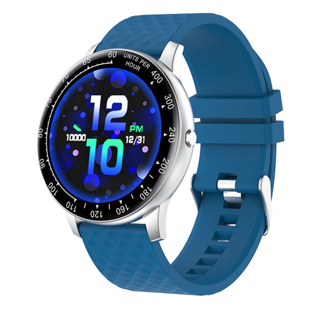 Smart Watch Full Touch DIY Watchfaces Outdoor Sport Watches Fitness Tracker Smartwatch for Android Ios IP68 Waterproof