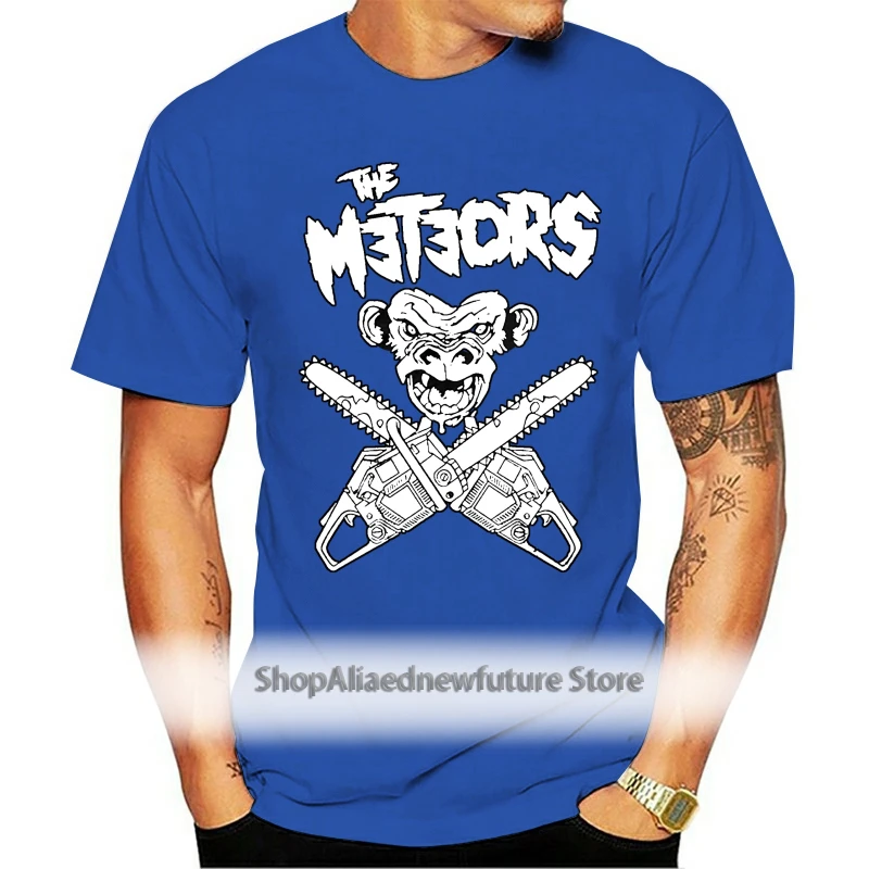The Meteors-This evil things Mad Sin Demented are go Klingonz психолоobilly Rockab custom tee shirt | Мужская одежда