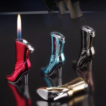 

Cute Lady's High-heeled Shoes Lighter Without gas Creative Personality Women Lighters For Cigarette Collection Decoration