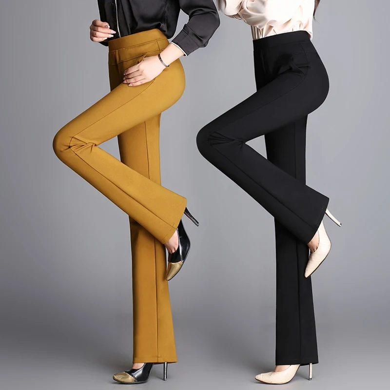 

2019 New Winter Autumn Pants High Waist Women's Pencil Pants Casual Solid Harem Pants Female Warm Female Long Trousers